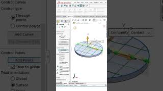 Freeform tool in surfaces solidworks #cadmonkeys #shortsfeed #shorts #viralreels #video #solidworks