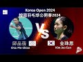 【韓國公開賽2024】邱品蒨 VS 金珠恩||Chiu Pin-Chian VS Kim Joo Eun|Korea Open 2024