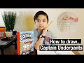 How to draw Captain underpants