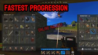 RUST WIPE DAY PROGRESSION TURNS INTO ONLINE RAID DEFENCE (Rust Console Edition)