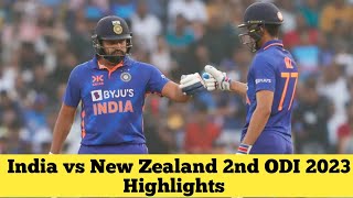 India vs New Zealand 2nd ODI Highlights 2023 || NZ vs India 2nd ODI Full highlights 2023