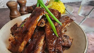 Tasty & Sticky Hoisin Pork Ribs | Asian Style BBQ Pork Ribs Recipe