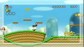 New Super Mario Bros. Wii Nintendo Wii Guide-Walkthrough - Walkthrough: World 1-1 Infinite 1-Ups