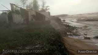 HUGE Waves from Cyclone Tauktae Flood Kerala, India - May 2021 #short #Shorts part 2