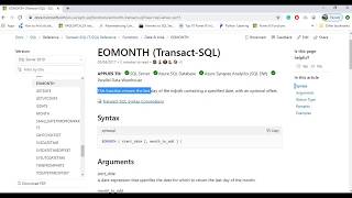 EOMONTH function in sql server 2019 in (2020) | Date Function