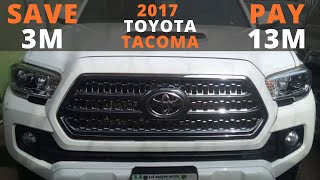 SAVE 3M ON THIS 2017 TOYOTA TACOMA TRD SPORT, PAY 13M