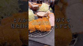 【福岡グルメ】腹パン確定のとんかつ定食　#福岡グルメ #shorts #short