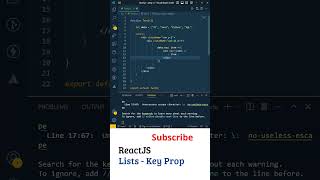 React Telugu: React JS Lists (Key Prop), ReactJS Tutorial, Learn React JS, React JS Telugu, Frontend