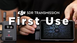 DJI SDR Transmission - How to Set Up for the First Time Step by Step