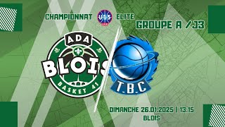 MATCH ADA BLOIS BASKET 41 - TOURAIN BC - J2 - GROUPE A  -  U15 ELITE - Live commenté