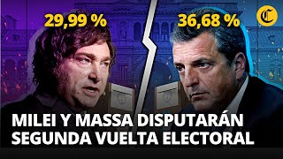 🇦🇷 ELECCIONES ARGENTINA: habrá balotaje entre SERGIO MASSA Y JAVIER MILEI | El Comercio