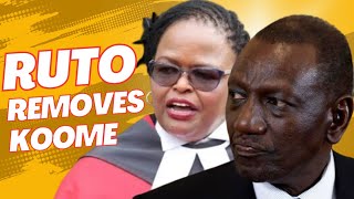 BREAKING NEWS! CJ Martha Koome RESIGNATION Letter PUSH as Angry Ruto ORDERS Cherargei To Break NEWS!