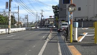 阪急関大前駅から豊津駅まで4K動画で歩き撮り(2015年)