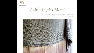 HOW TO READ A CABLE KNIT CHART  CELTIC MYTHS SHAWL