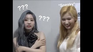 Dahyun got flustered after Sana’s confession 😳