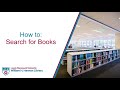 How to: Search for Books in the Catalog