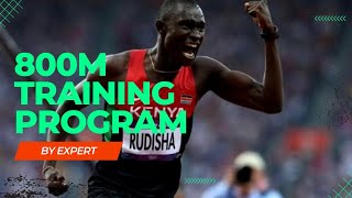 800m Full Training Program | For Fast 800m | Middle Distance Runners