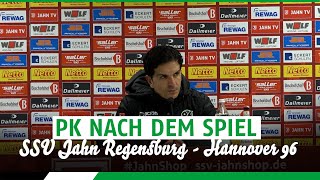 PK nach dem Spiel | SSV Jahn Regensburg - Hannover 96