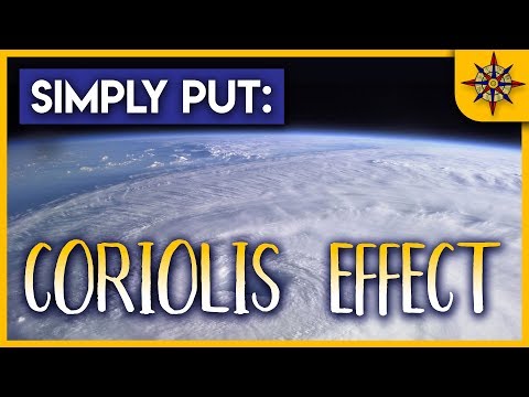 What is the cause of the Coriolis effect?
