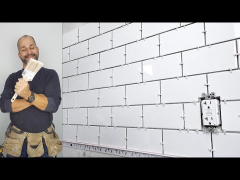 How to Install a Subway Tile Back splash How to Install a Subway Tile Back splash