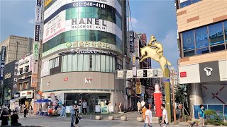 [4K] 🇰🇷🇨🇦 Rodeo Street Downtown Uijeongbu Walking Tour Gyeonggi Korea | The Street of Youth