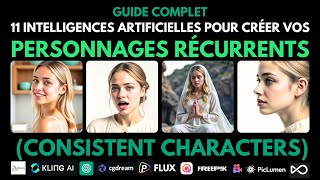 11 IA pour créer vos personnages récurrents pour vos vidéos ! Le guide ultime