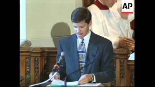 USA: RICHMOND: FUNERAL OF FORMER JUSTICE LEWIS POWELL