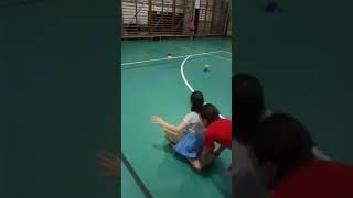 Handball: dribbling and throwing in elementary school II.
