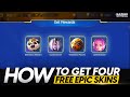 HOW TO GET 4 FREE UPCOMING SKINS | KAGURA EPIC | AKAI ANNIVERSARY | KHUFRA EPIC | GROCK SPECIAL