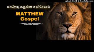 மத்தேயு எழுதின சுவிசேஷம் ஆடியோ பைபிள் 🎧 Gospel of Matthew in Tamil