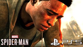 How Miles Morales's Dad Died | Spider-Man PS5 Remastered Gameplay 4K Ultra HD