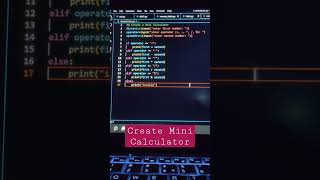 Make a Mini Calculator using Python #shorts #python