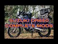 2022 Suzuki DR650 Complete Mods