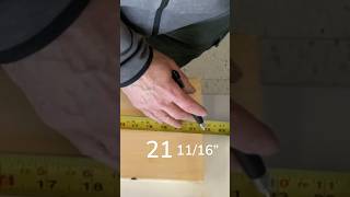 Find center tape measure trick