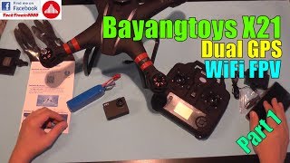 Bayantoys X21 Dual GPS Camera Drone - Full Review Part 1