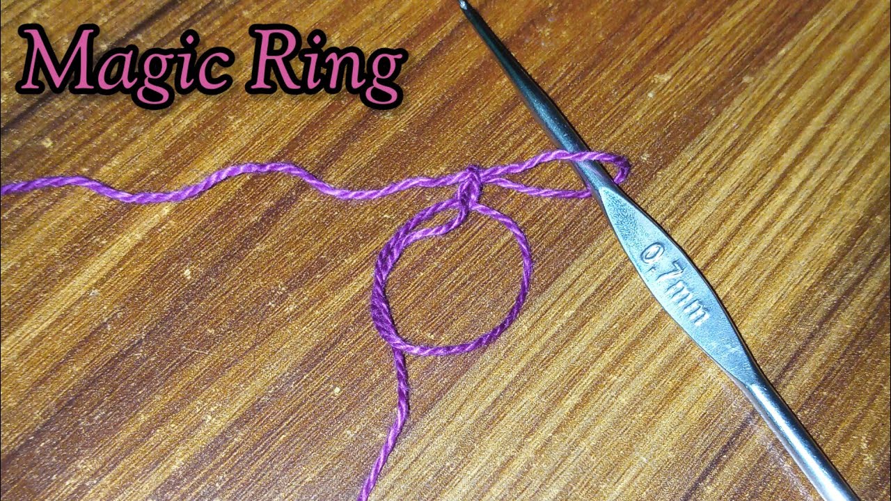 Magic Ring Crochet Tutorial For Beginners /how To Crochet--Magic Circle ...