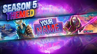 100 Free Fortnite Channel Art Banner Template Photoshop - free fortnite season 5 themed banner te