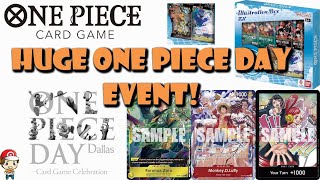 Brand New Product, Exclusive Promos Revealed! One Piece Day Dallas is Amazing! (One Piece TCG News)