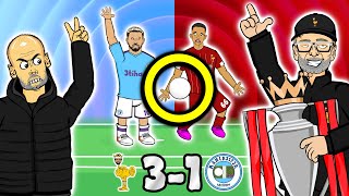 ✋3-1! Handball?✋ Pep LOSES IT! Liverpool vs Man City (2019 Goals Highlights Fabinho, Trent, Salah)