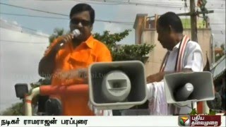 Actor Ramarajan canvases votes for ADMK in Vedharanyam