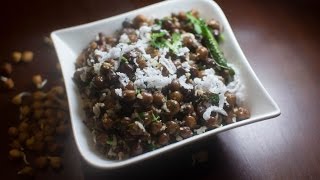 Kadale kaalu Usli | Black CHana usli recipe | CHana Usli | Sundal recipe