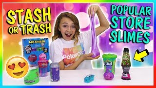 TESTING POPULAR STORE SLYMES | Stash or Trash | We Are The Davises