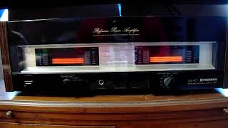 Pioneer Elite M-90 Power Amp-Brief demonstration.