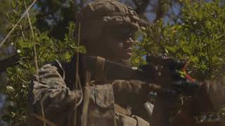 U.S. Marines with MRF-D set up a scenario based defense *B-Roll*