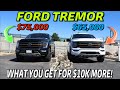 2023 Ford F150 Tremor Standard VS High Equipment 402A: Here's What $10k More Get's You!