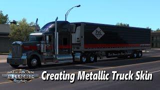 American Truck Simulator Metallic Truck skin Tutorial