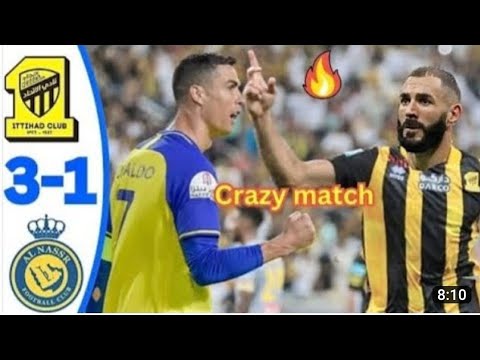 Al Nassr Vs Al Ittihad 3-1 All Goals & Highlights 2023/ Benzema Vs ...