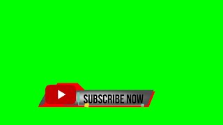 green screen subscribe button with logo no copyright free Download
