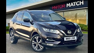 Used 2018 Nissan Qashqai dCi N-Connecta at Chester | Motor Match Used Cars for Sale