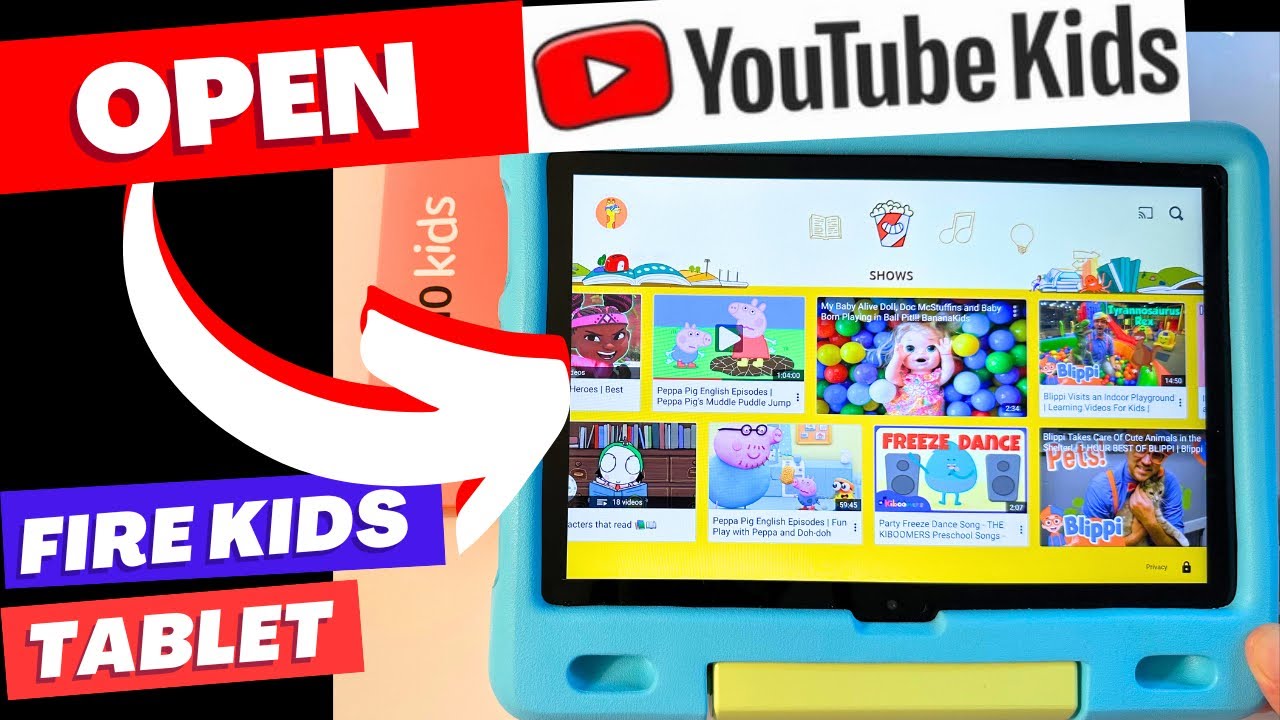 How To Open YouTube Kids Easily On Fire Kids Tablet (Child’s Profile ...